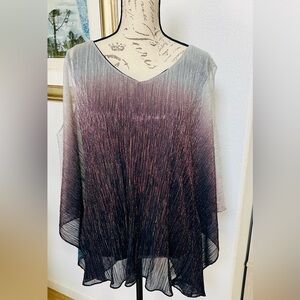 Onyx Nights from Macys purple and silver cocktail pant suit size XL